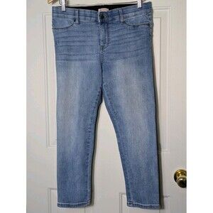 VTG Juicy Couture Skinny Jeans Womens 10 Blue Denim Light Wash Stretch Cropped
